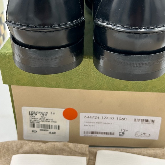 Men’s Gucci KAVEH interlocking G leather loafers size 12.5 made in Italy NWT - Picture 11 of 12